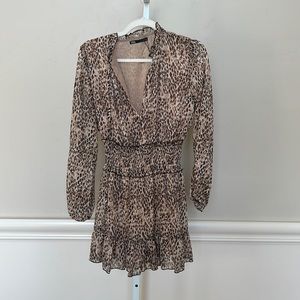 Zara animal print dress